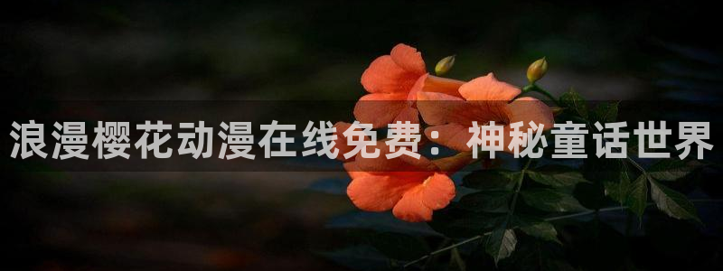 动漫天堂官方正版下载：浪漫樱花动漫在线免费：神秘童话世界