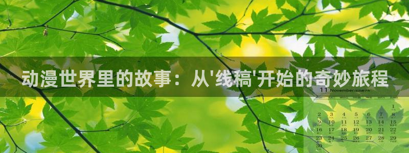 动漫天堂下载官方：动漫世界里的故事：从\'线稿\'开始的奇妙旅程
